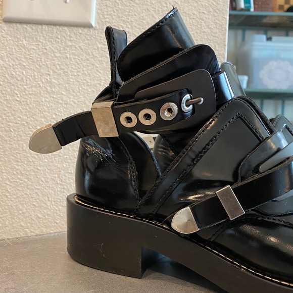 Balenciaga Ceinture Cut Out Creeper Ankle boots - Picture 8 of 16